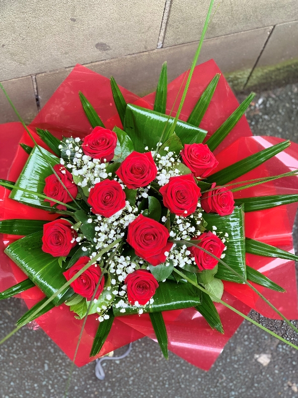 Red rose bouquet