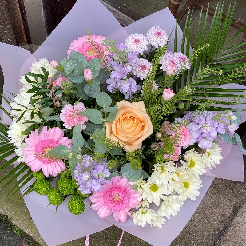 Pastel flowers bouquet