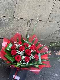 Red rose bouquet