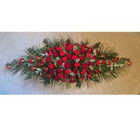 Rose & Carnation Casket Spray