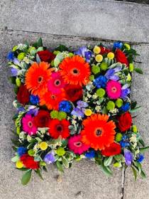 Vibrant Cushion Wreath